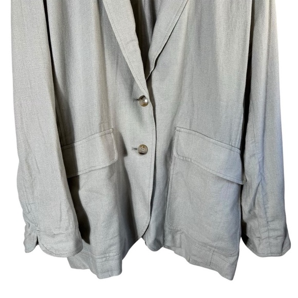 MADEWELL Breezewoven Larsen Linen Blazer and Pull On High Rise Pant Suit Set - Picture 6 of 12